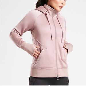 Athleta Triumph Luxe Shine Zip-Up Hoodie